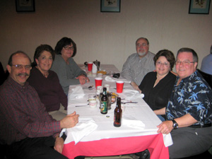 Classmates Mike, Teresa, Roger and Art