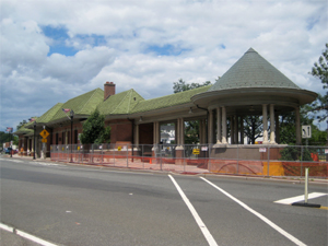 Train Station from the corner of Orient Way